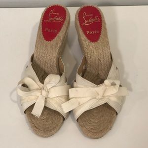 Authentic Christian Louboutin wedges